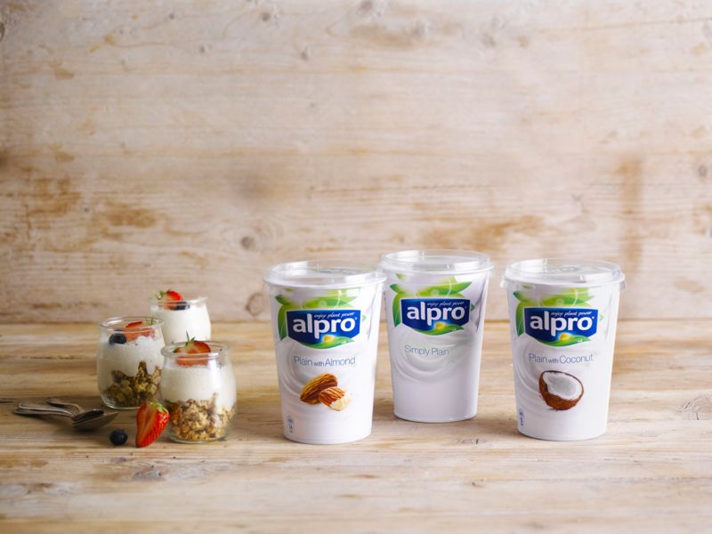 Alpro Plant based alternatives to yogurt 500g range Media Centre
